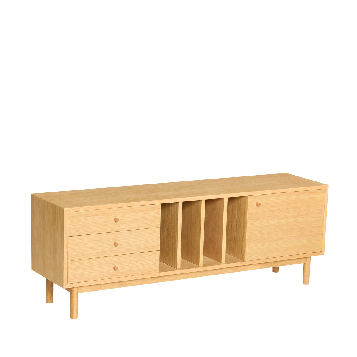 PolsterOase Möbel – Nobby Sideboard aus Eichenholz – Ansicht 3