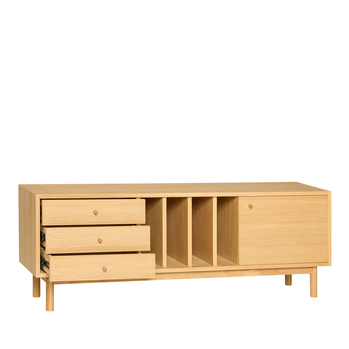 PolsterOase Möbel – Nobby Sideboard aus Eichenholz – Ansicht 4