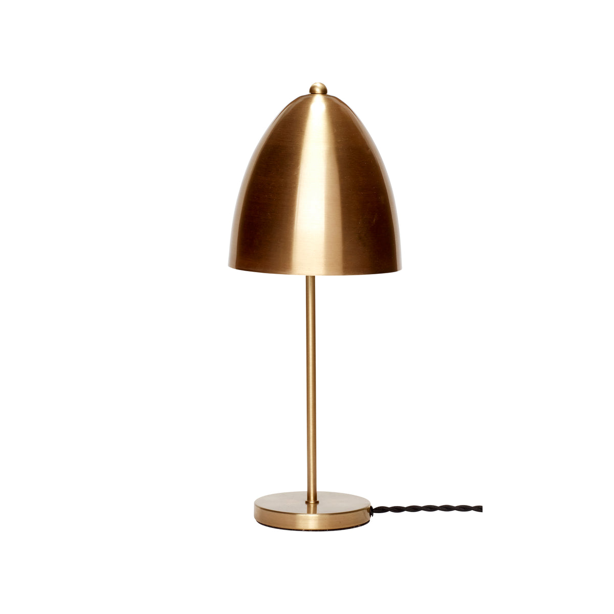 Cap-Tischlampe, Messing