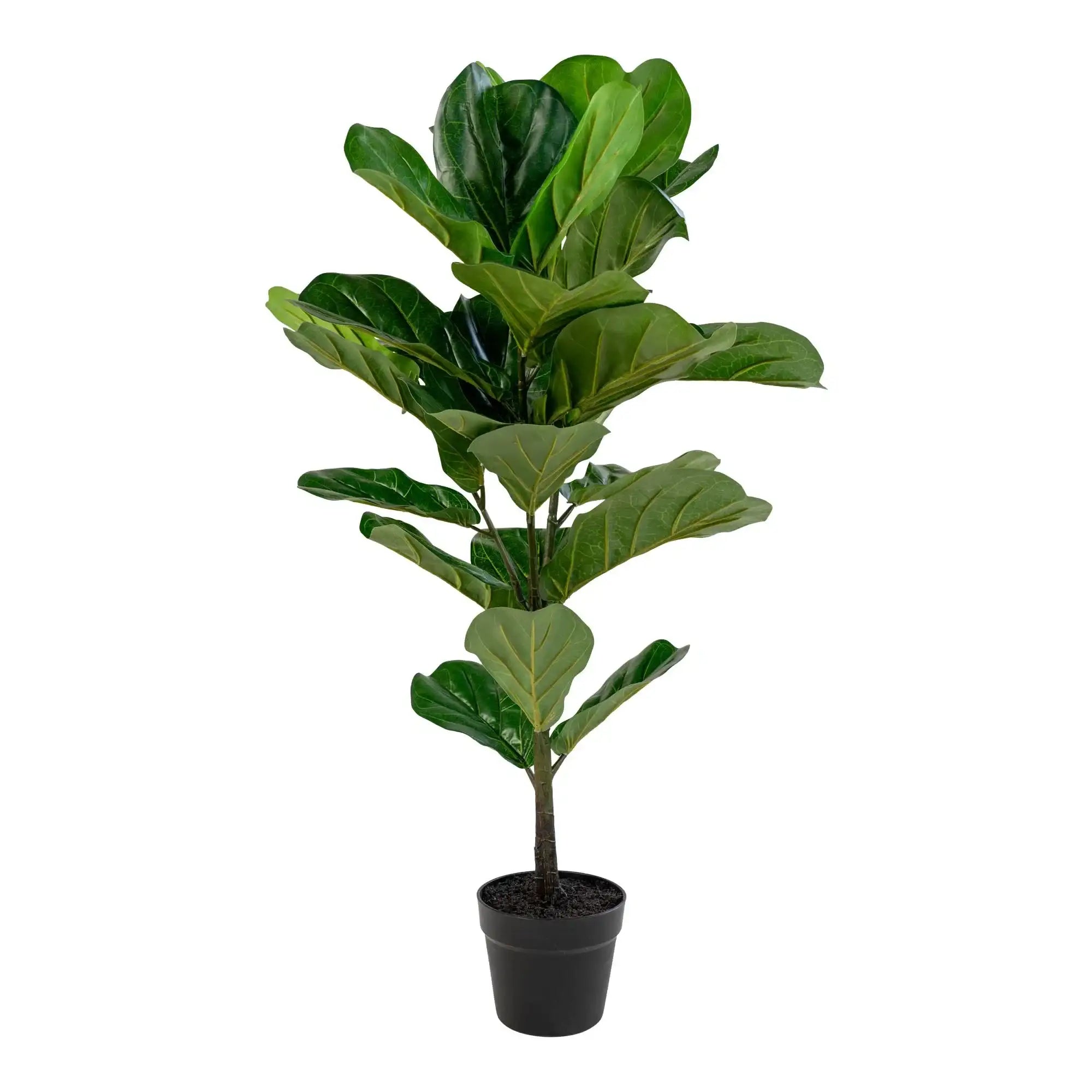 Kunstbaum Geigenfeige 100 cm – Pflegeleichte Zimmerpflanze im skandinavischen Stil