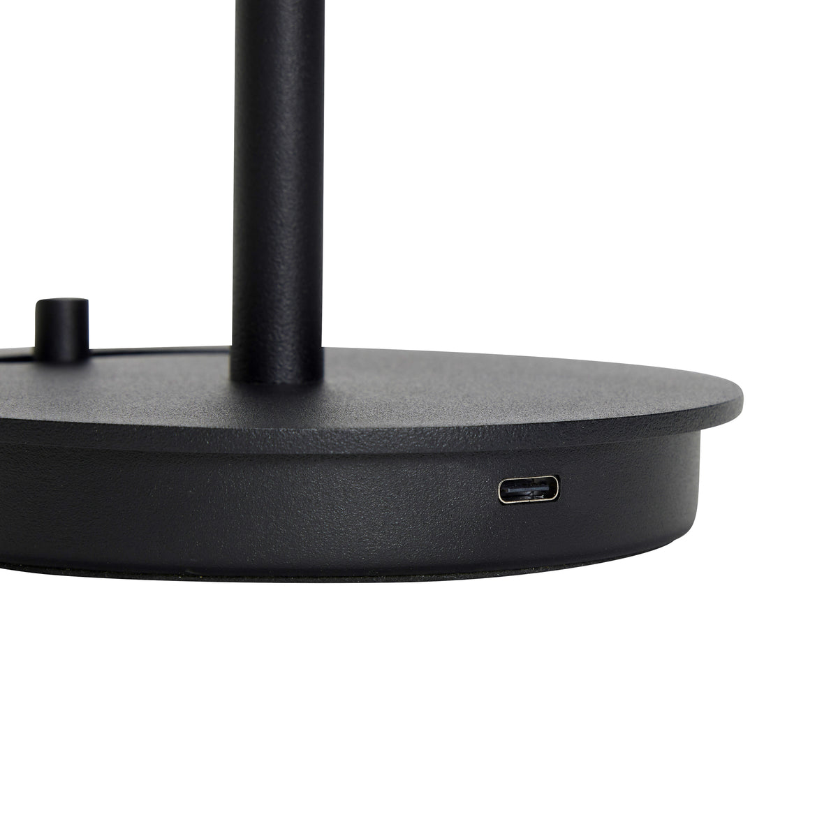 Schwarze tragbare Salonlampe