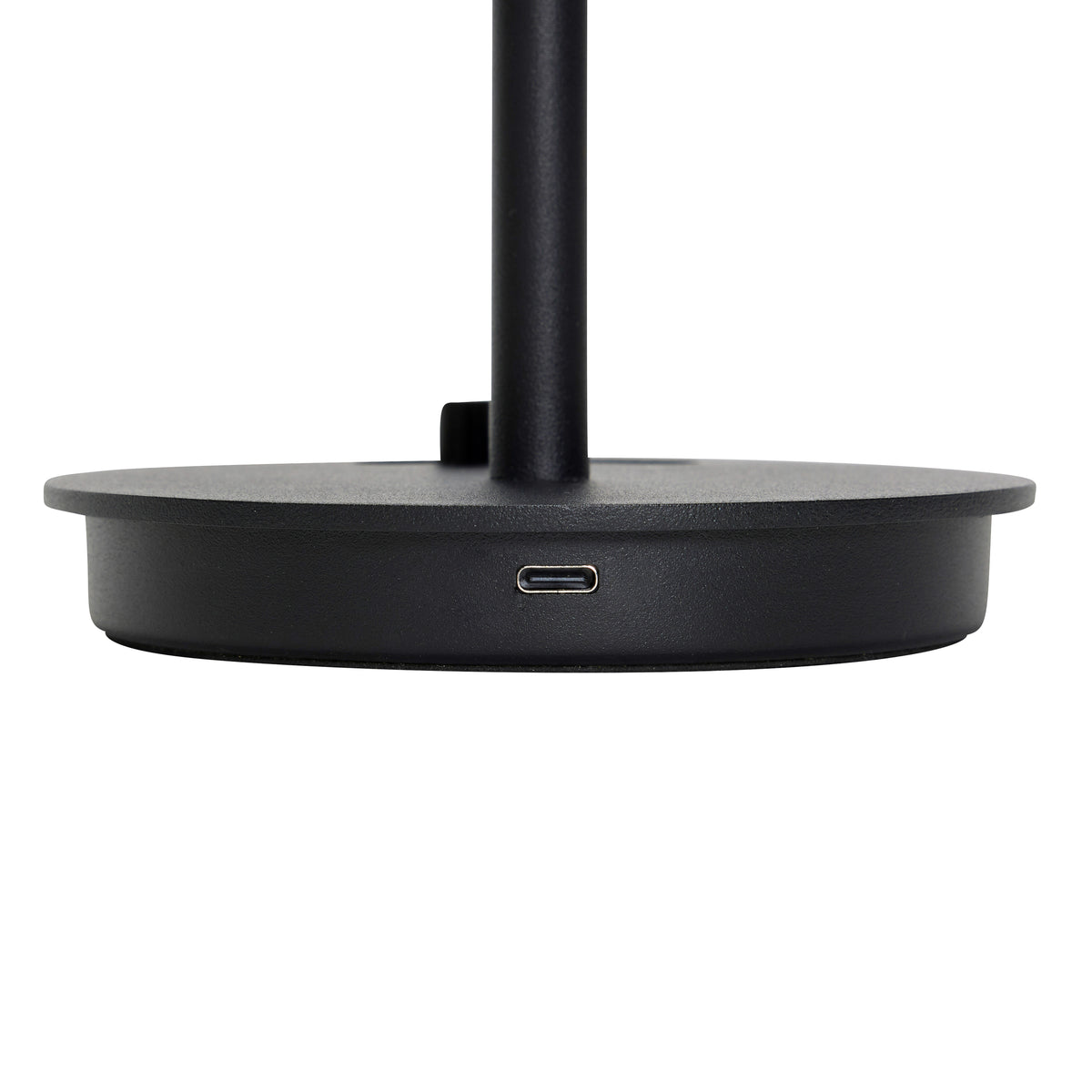 Schwarze tragbare Salonlampe