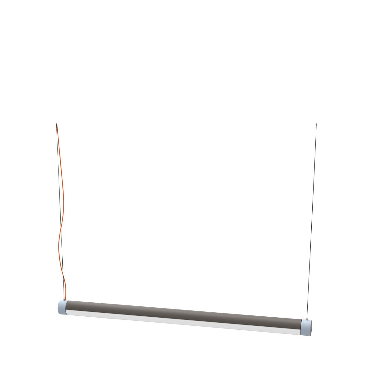 Interplay Pendelleuchte L 85 cm Braun/Blau/Orange