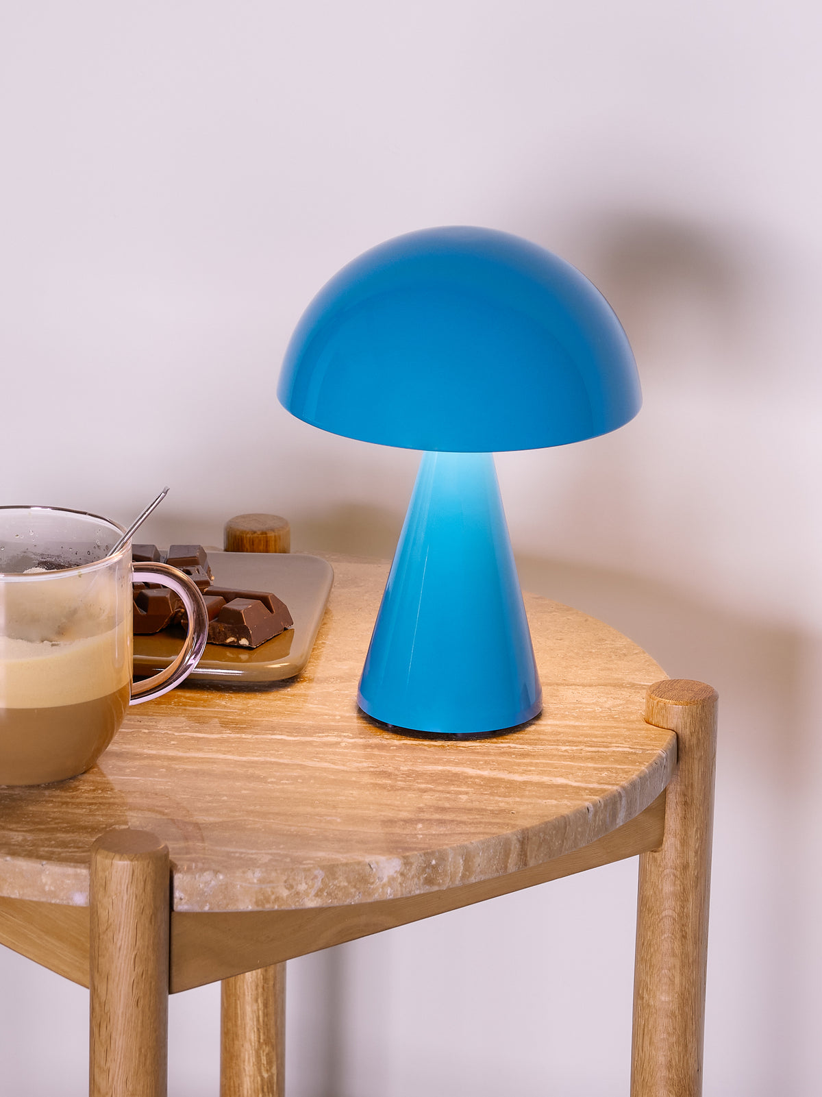 PolsterOase Möbel – Mush Akku, Tischlampe, Blau – Ansicht 8