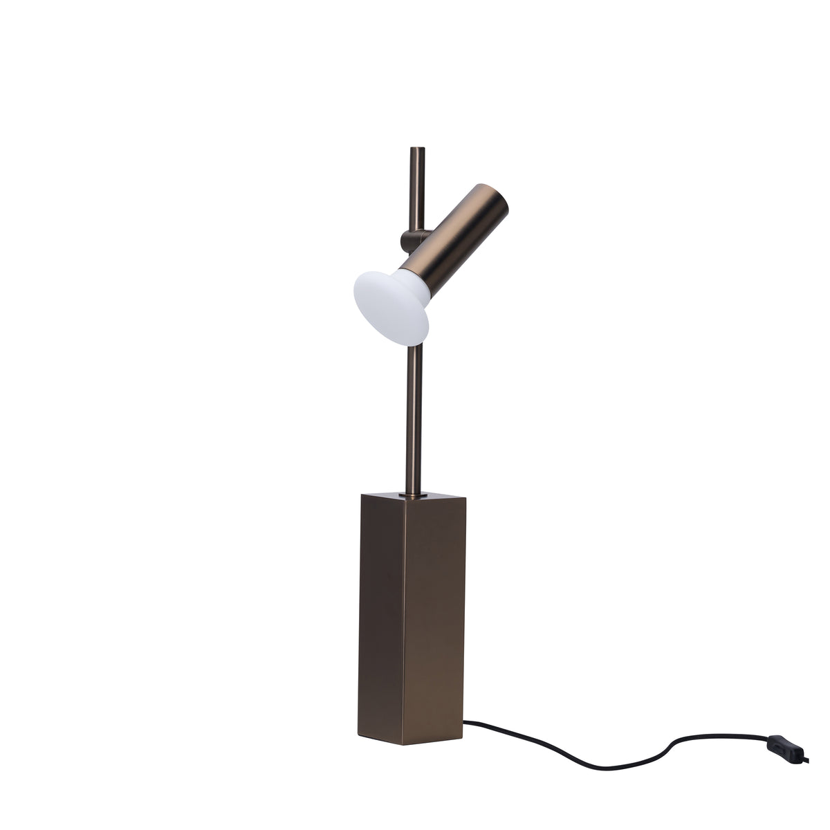 Tischlampen‑Set, brüniertes Messing