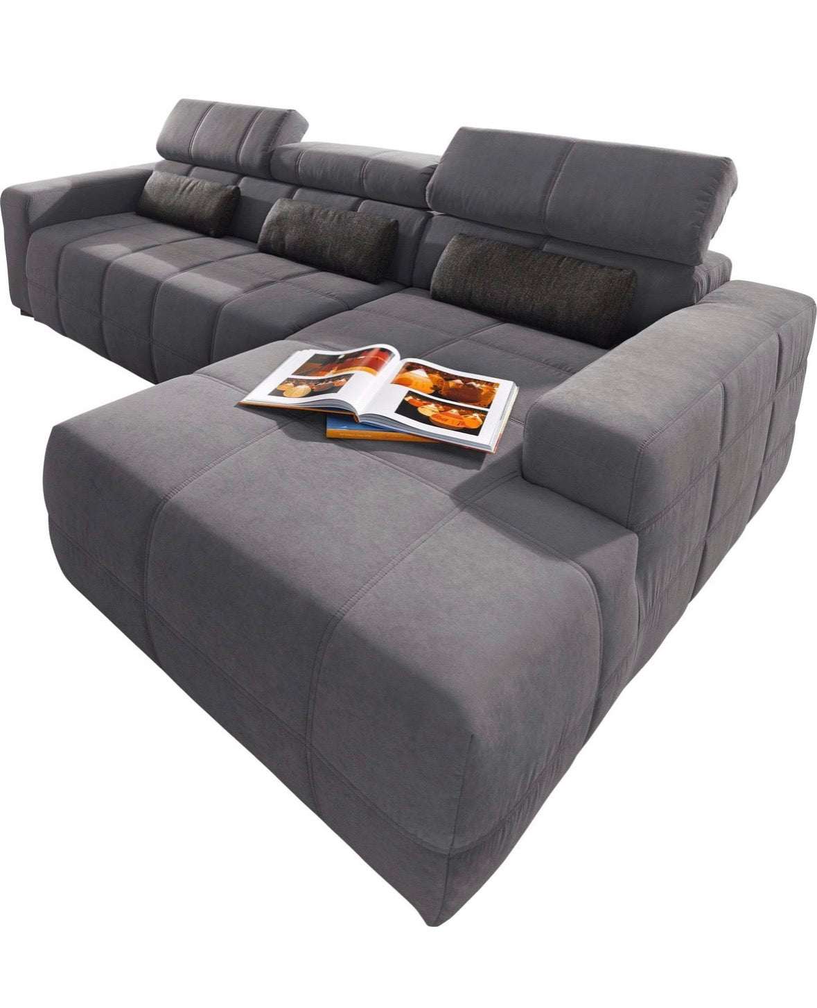 Ecksofa in Microfaser, 289 Breite | PolsterOase