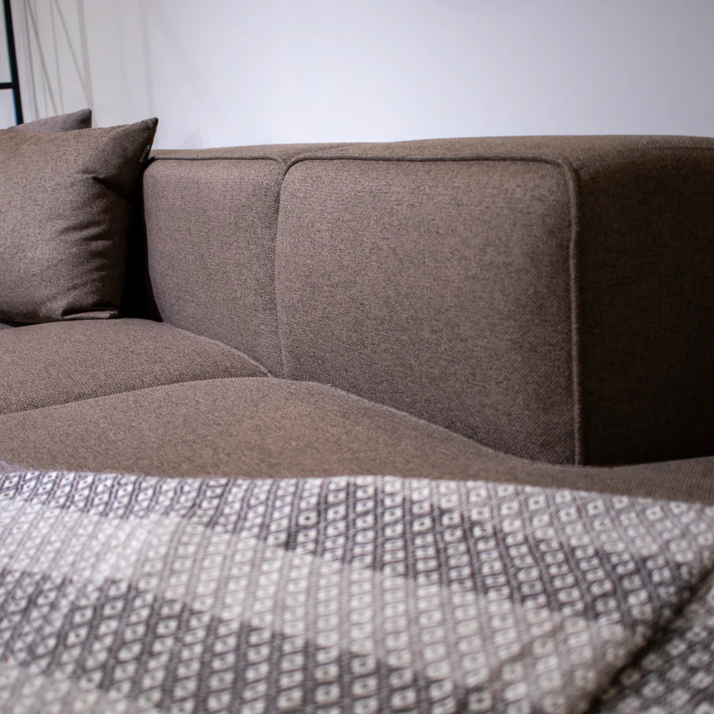 Benne Modulsofa Links in Braun, 290 cm Breite | PolsterOase