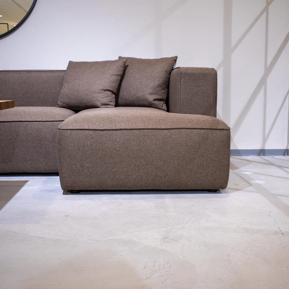 Benne U-Modulsofa Rechts in Braun, 326 cm Breite | PolsterOase