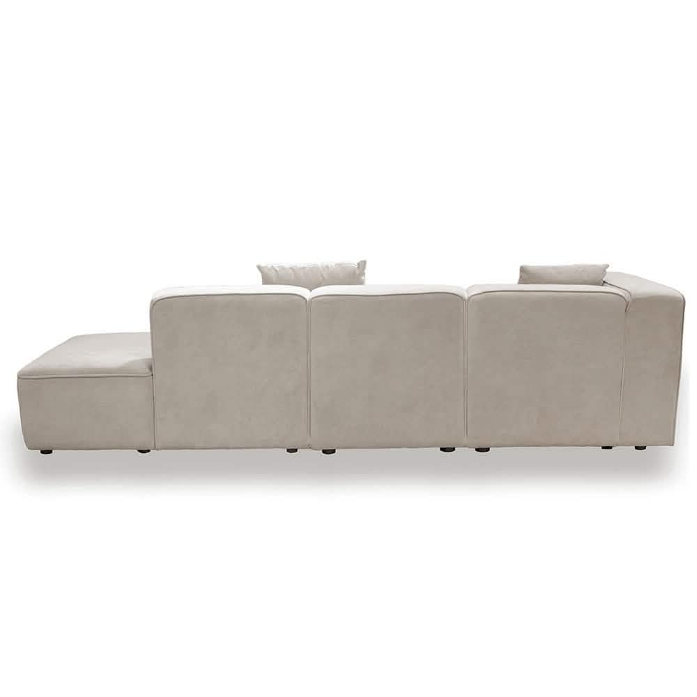 Benne Modulsofa Links in Beige, 290 cm Breite | PolsterOase