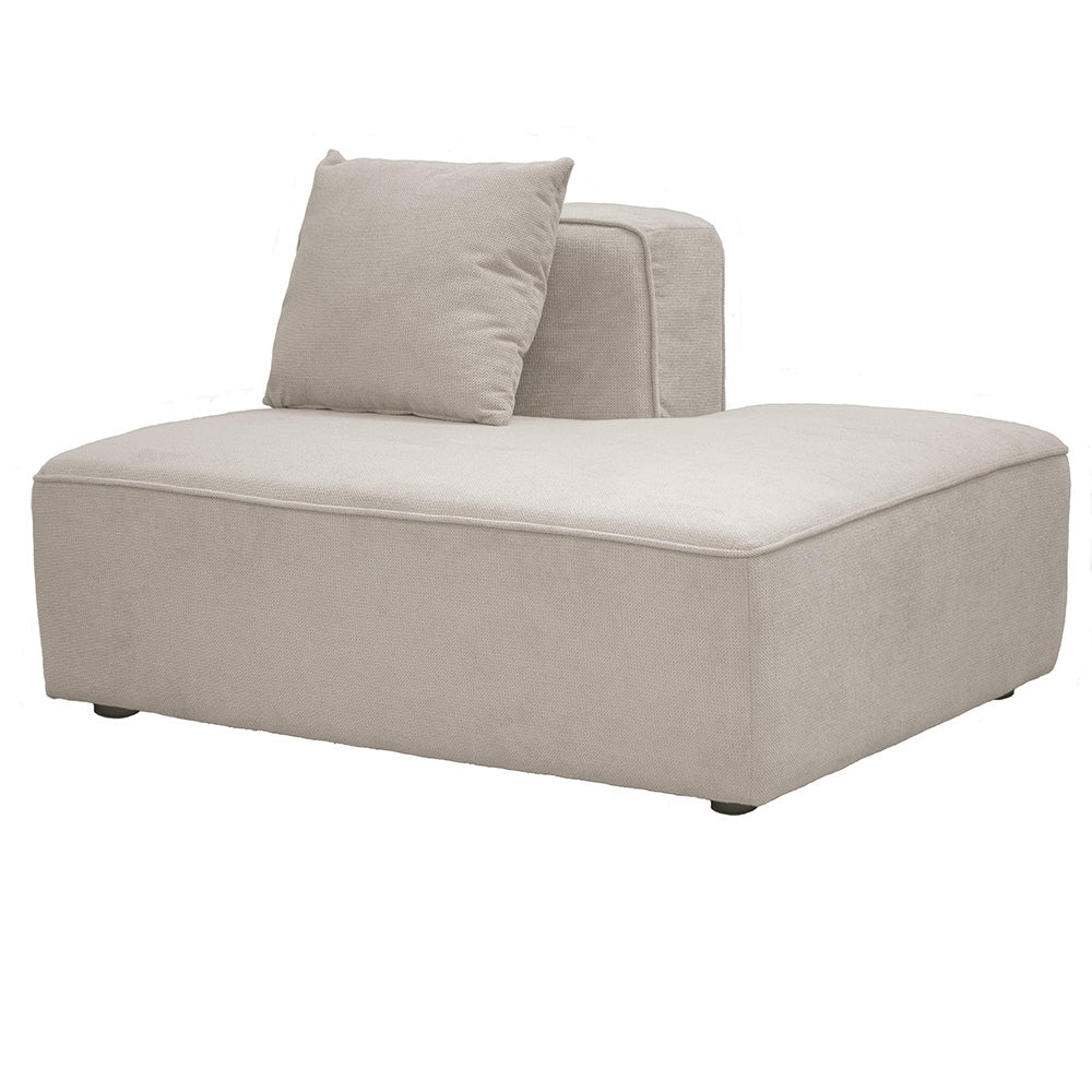 Benne offenes Modul Rechts in Beige, 127 cm Breite | PolsterOase