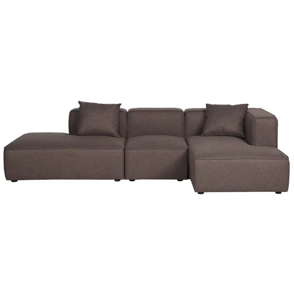 Benne Modulsofa Rechts in Braun 290 cm | PolsterOase