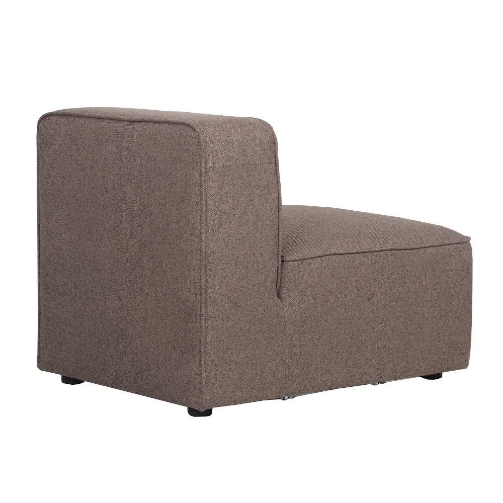 Benne Mittelmodul in Braun, 68 cm Breite | PolsterOase