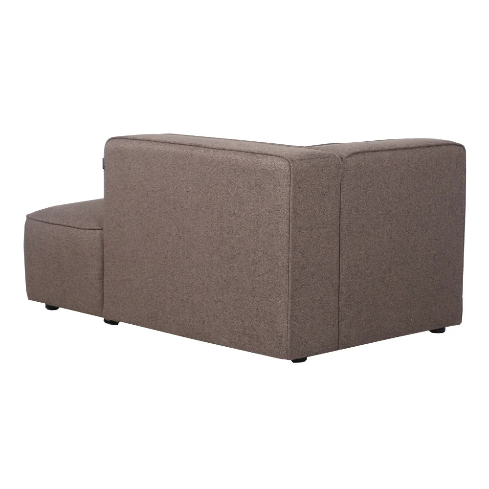 Benne Chaiselonge Modul Rechts in Braun, 95x144 cm | PolsterOase