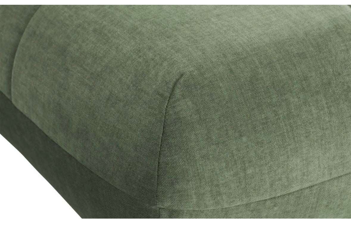 Ecksofa in Samt Grün