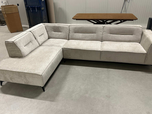 Ecksofa L-Form in Bouclé Naturton