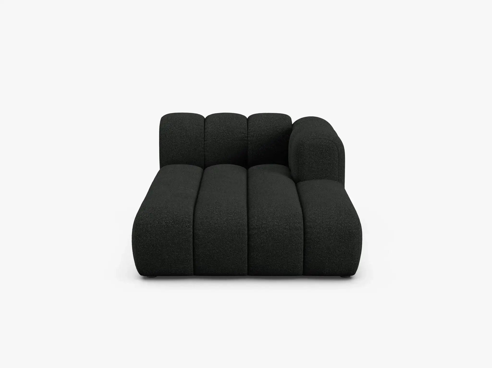 Chaiselongue (rechts) in Bouclé, 117 cm Breite - Modulsofa-1
