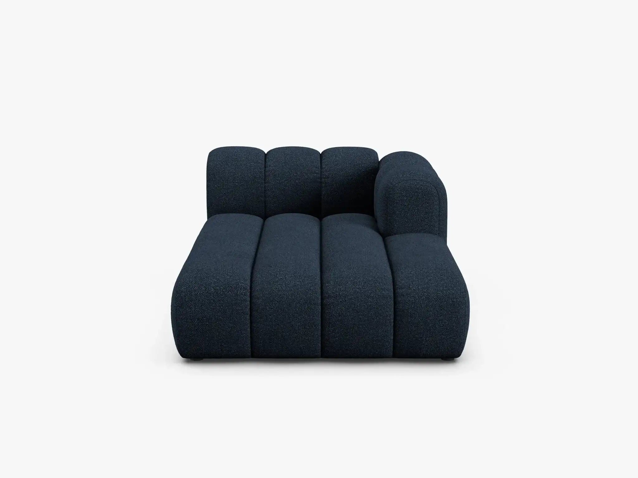 Chaiselongue (rechts) in Bouclé, 117 cm Breite - Modulsofa-5