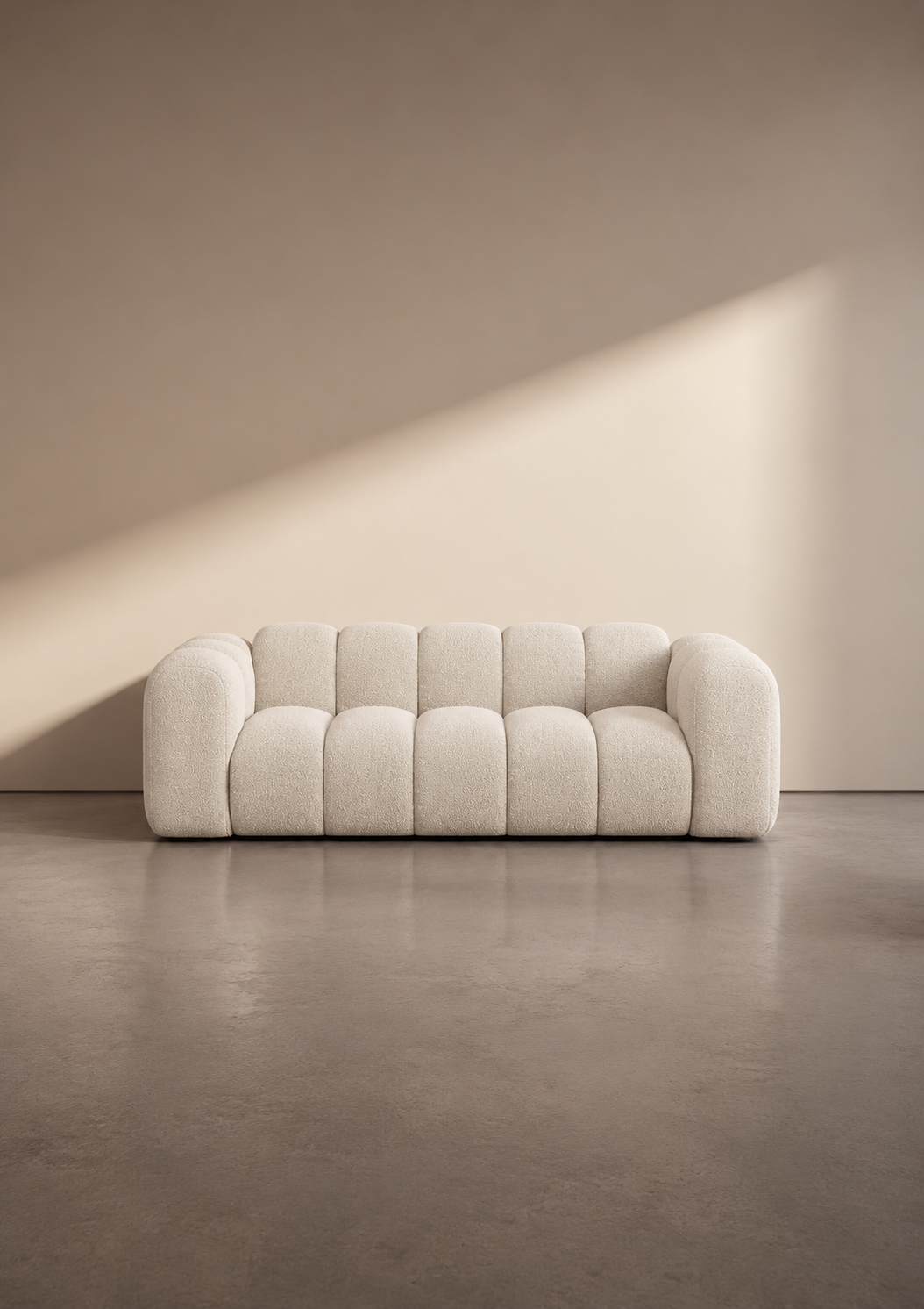 Grandé Modulsofa aus Bouclé (2-Sitzer), 200 cm