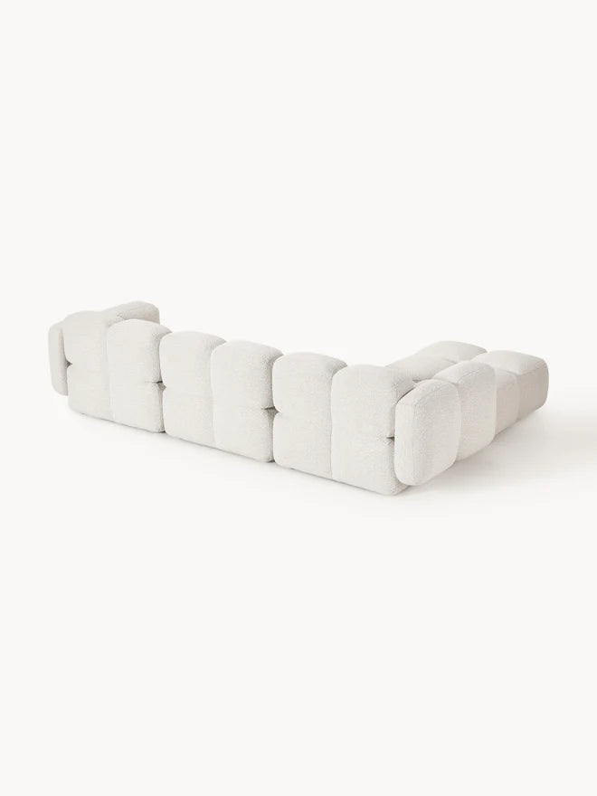 Luno (links) in Bouclé, 302 cm Breite