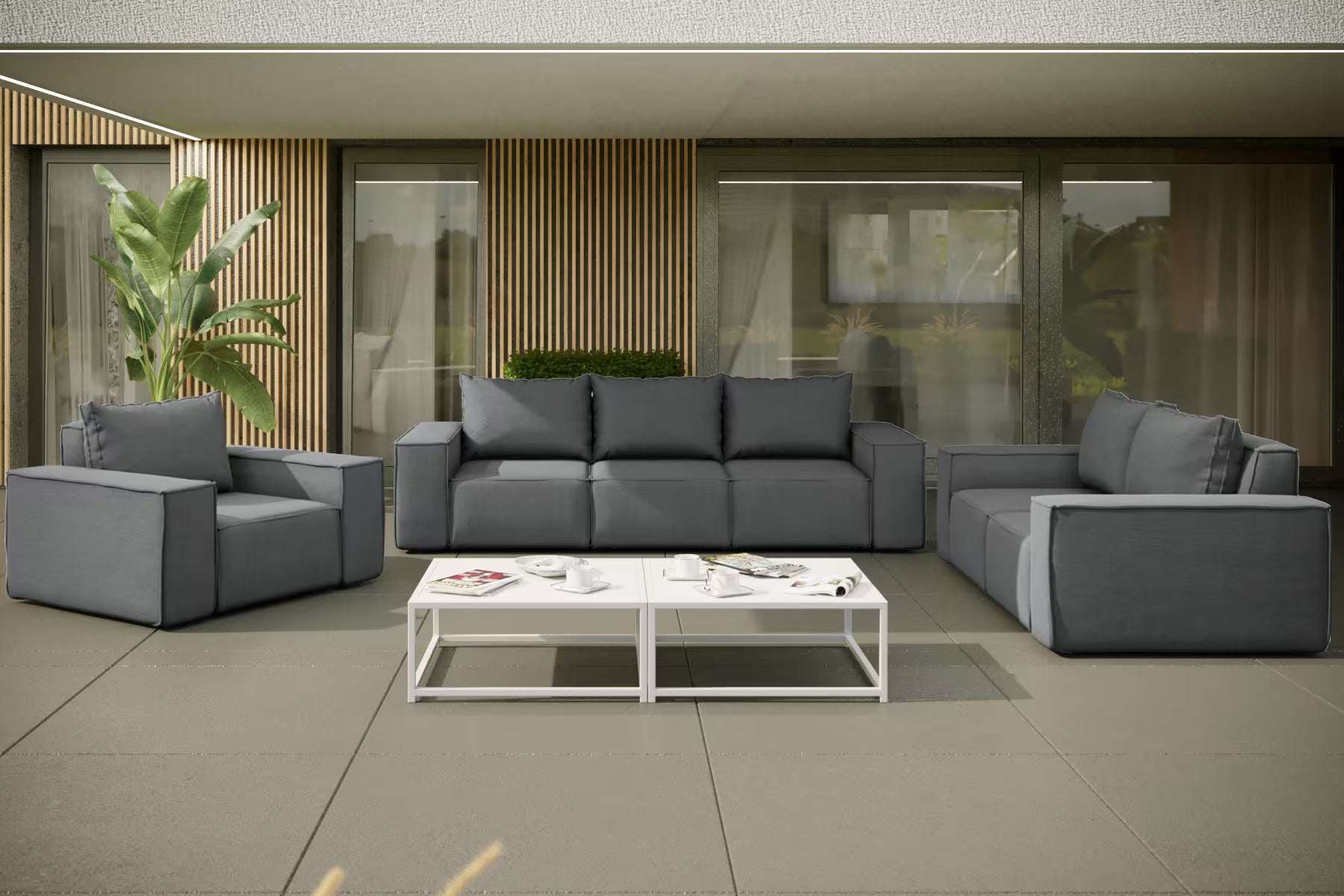 Sofa Set Lea 3-2-1, 245 cm Breite