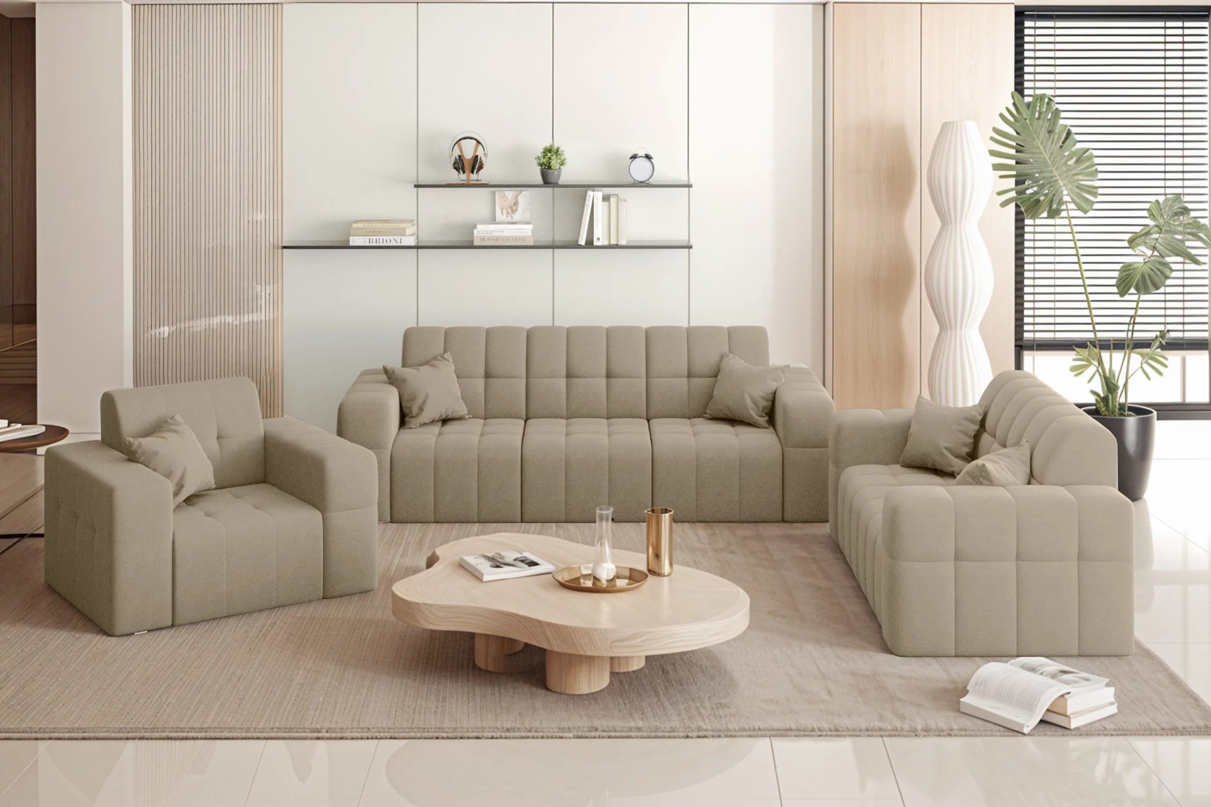 Sofa Set Nimes 3-2-1 #Variant_Beige
