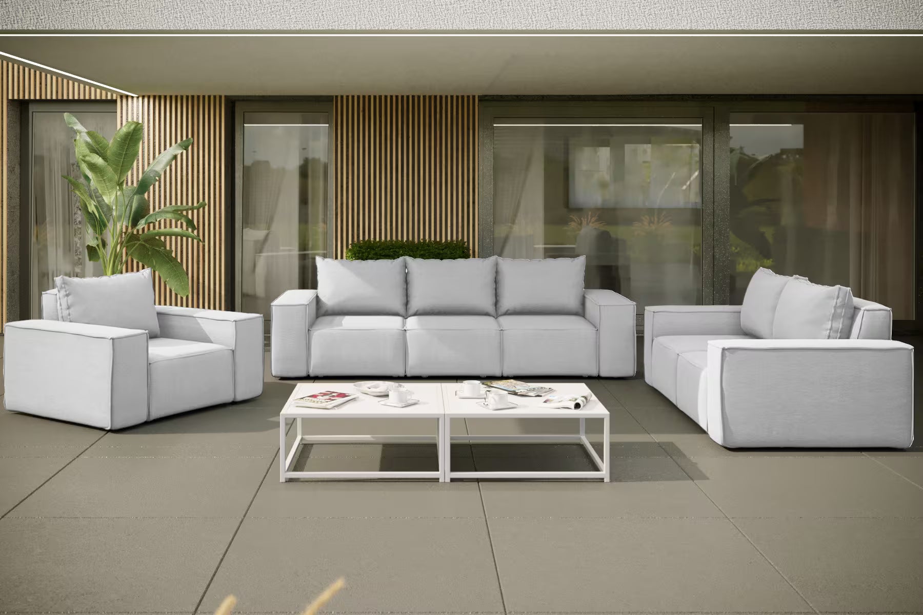 Sofa Set Lea 3-2-1, 245 cm Breite