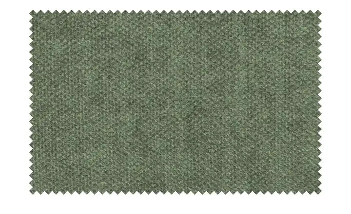 Ecksofa L - Form + Hocker in Webstoff Grün - POLSTEROASE