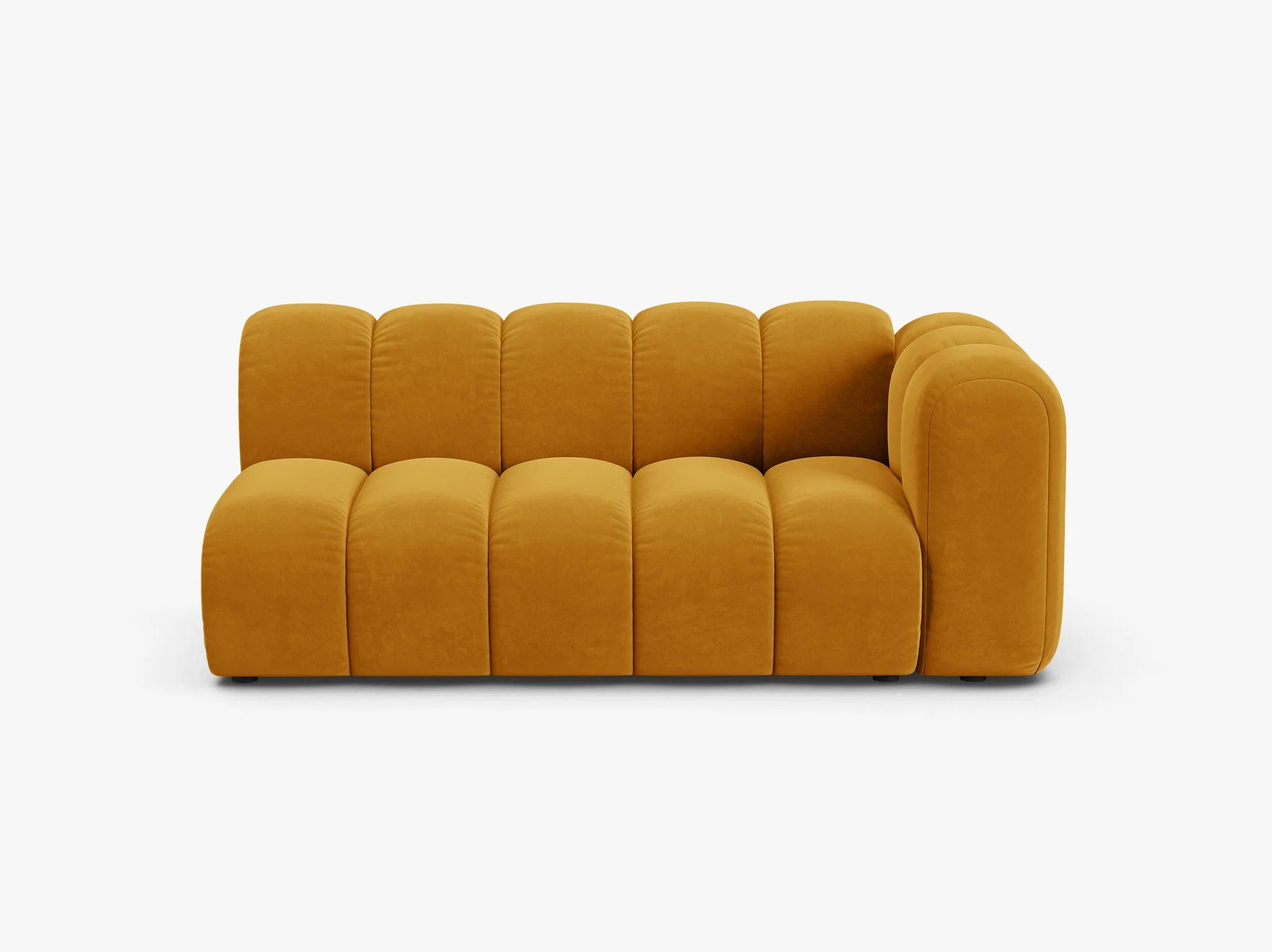 Grandé 3-Sitzer Modul (rechts) in Samt, 175 cm Breite - Modulsofa-2