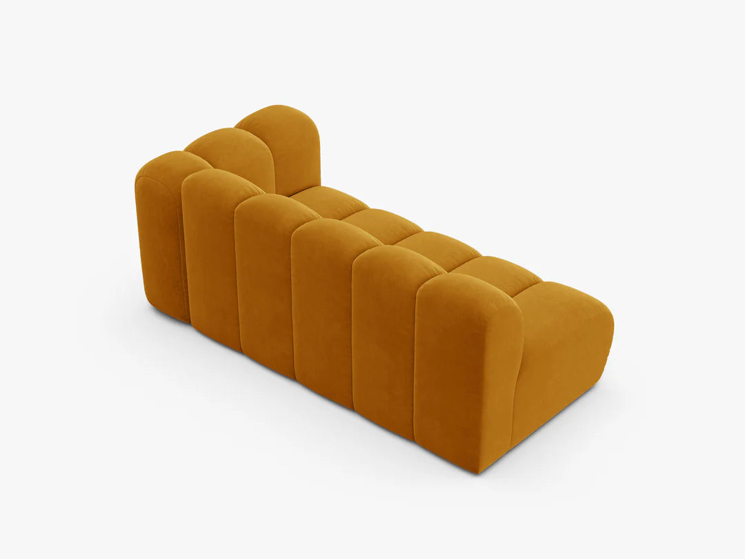 Grandé 3-Sitzer Modul (rechts) in Samt, 175 cm Breite - Modulsofa-6