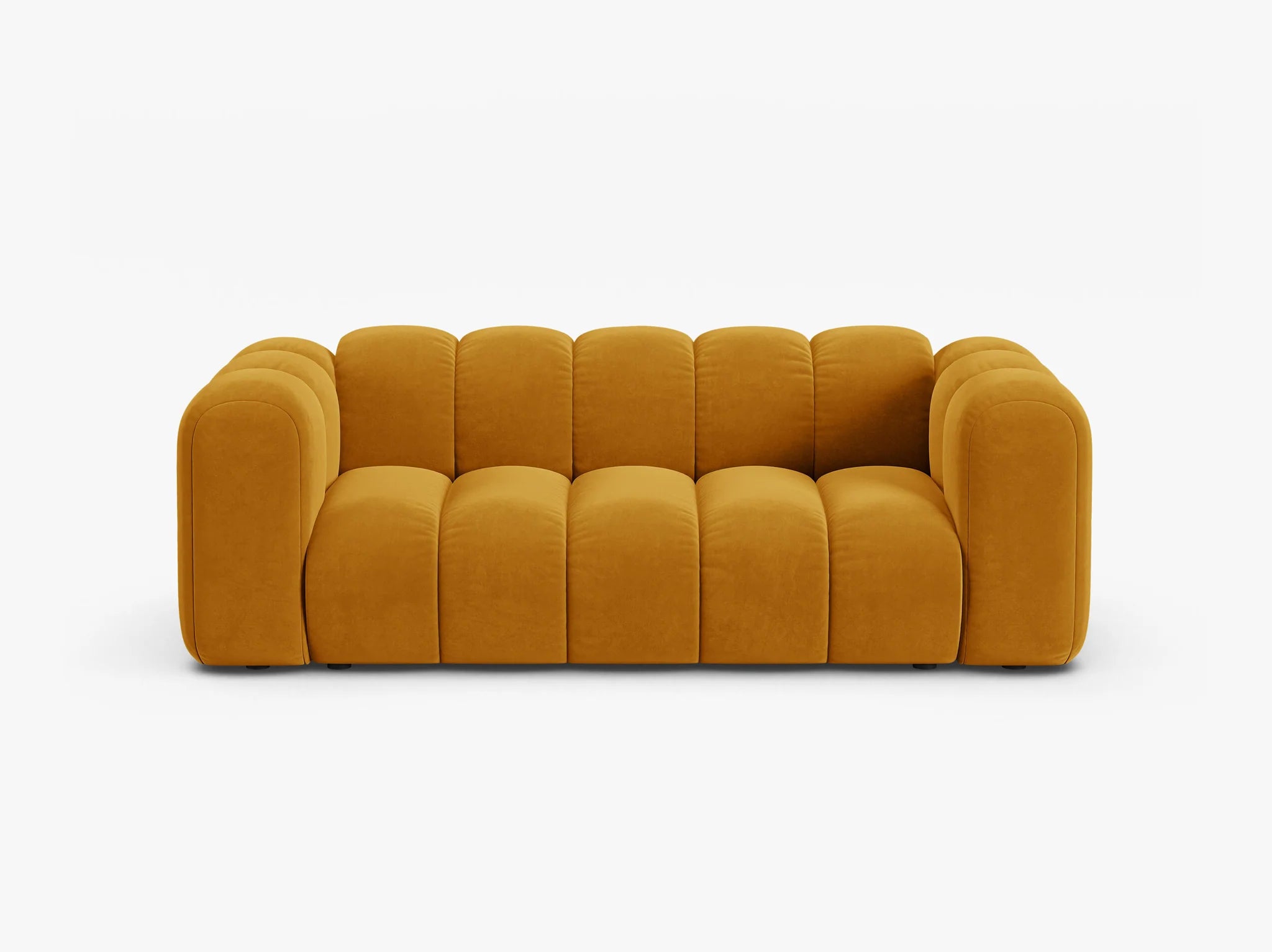 Grandé 3-Sitzer Sofa in Samt, 200 cm Breite - Modulsofa-3