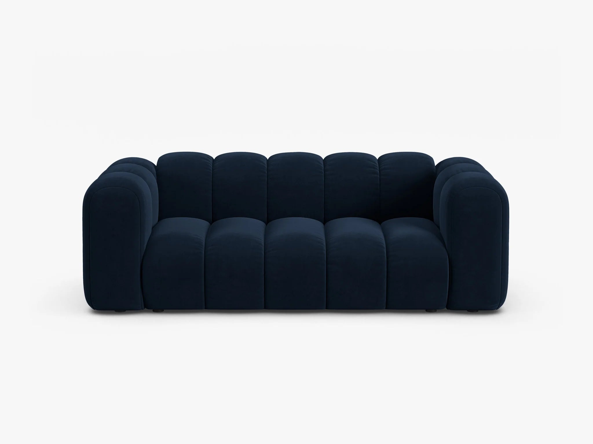 Grandé 3-Sitzer Sofa in Samt, 200 cm Breite - Modulsofa-4