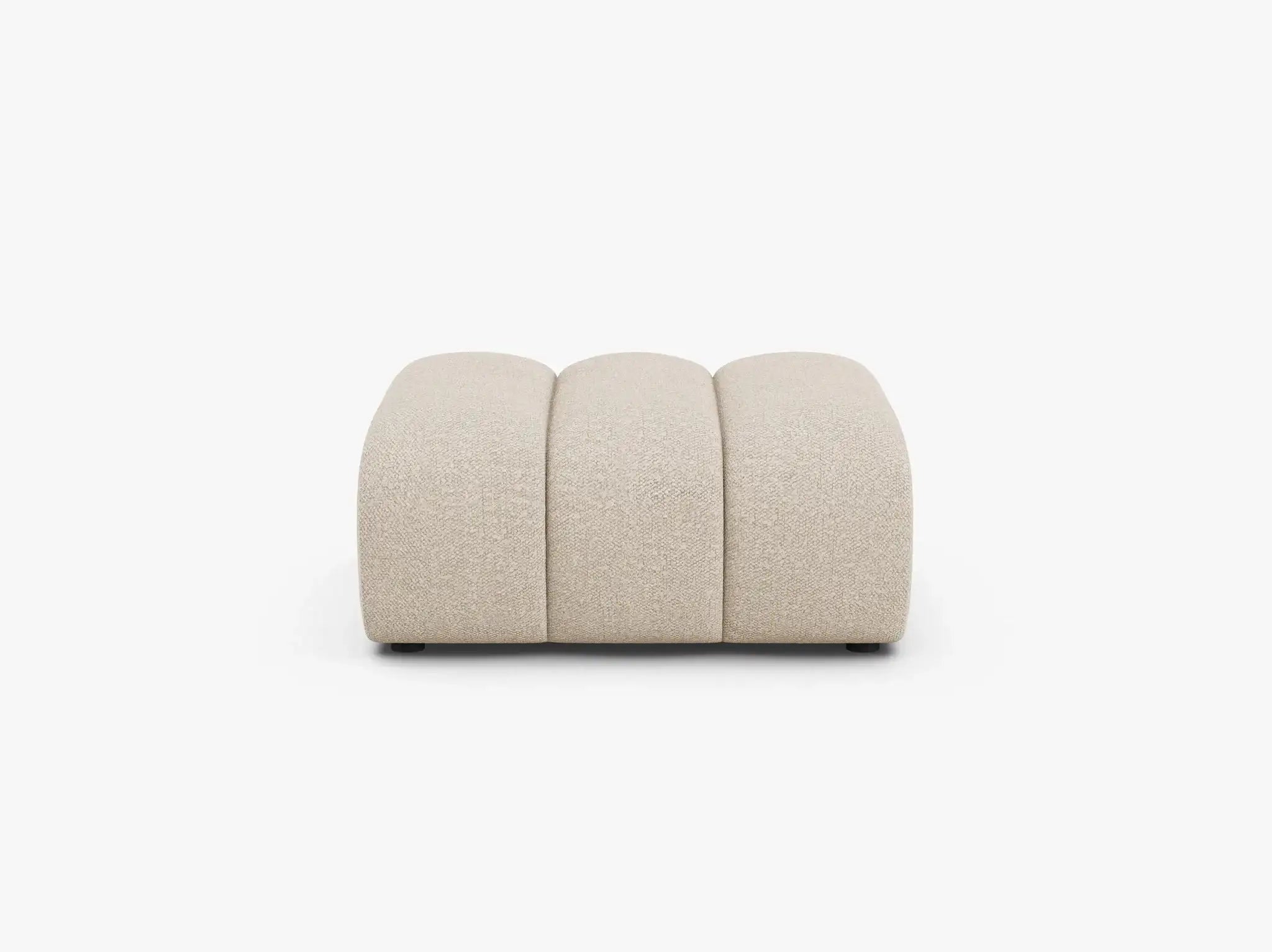Grandé Hocker in Bouclé, 92 cm Breite - Modulsofa