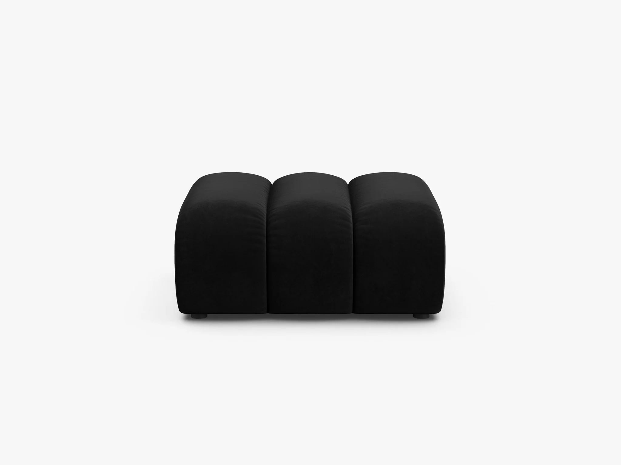 Grandé Hocker in Samt, 92 cm Breite - Modulsofa-1