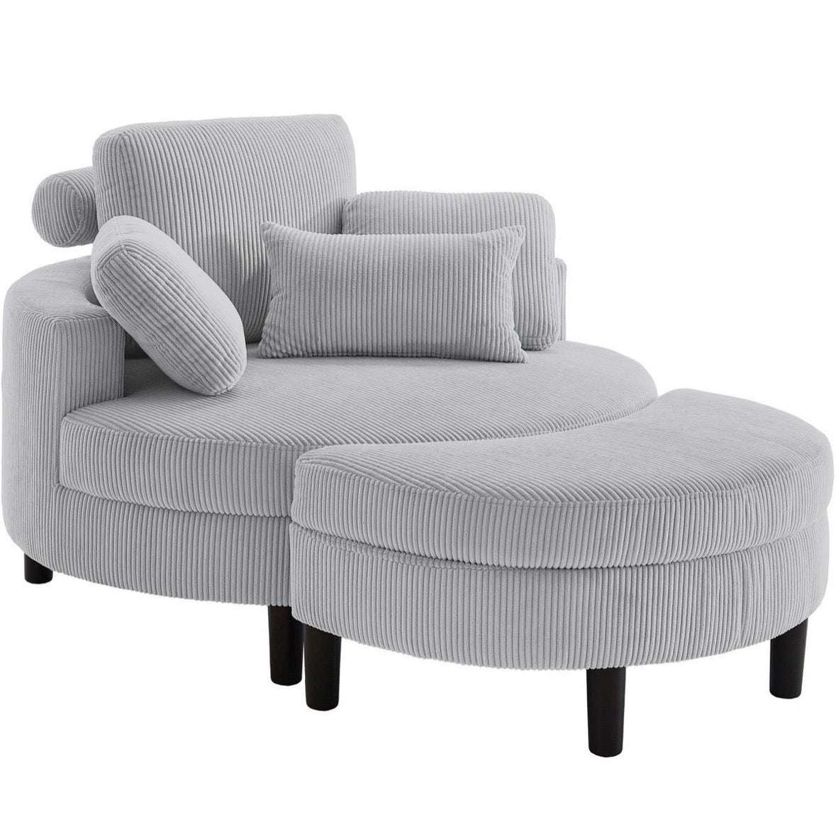 Loveseat / Relaxliege in Cord - POLSTEROASE