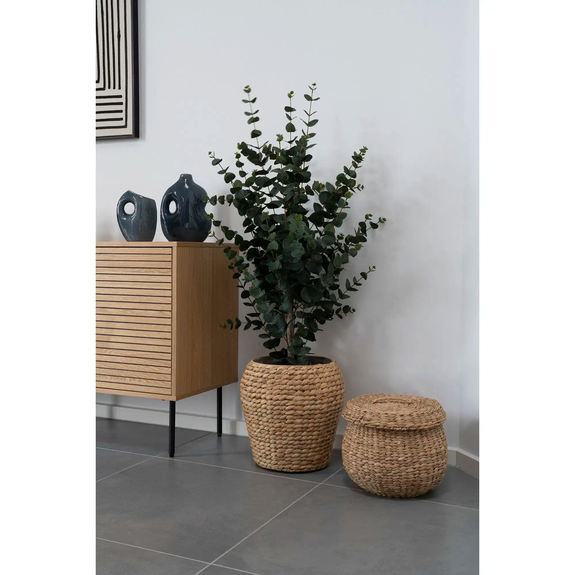 Kunstbaum Eukalyptus 120 cm – Pflegeleichte Zimmerpflanze im skandinavischen Stil