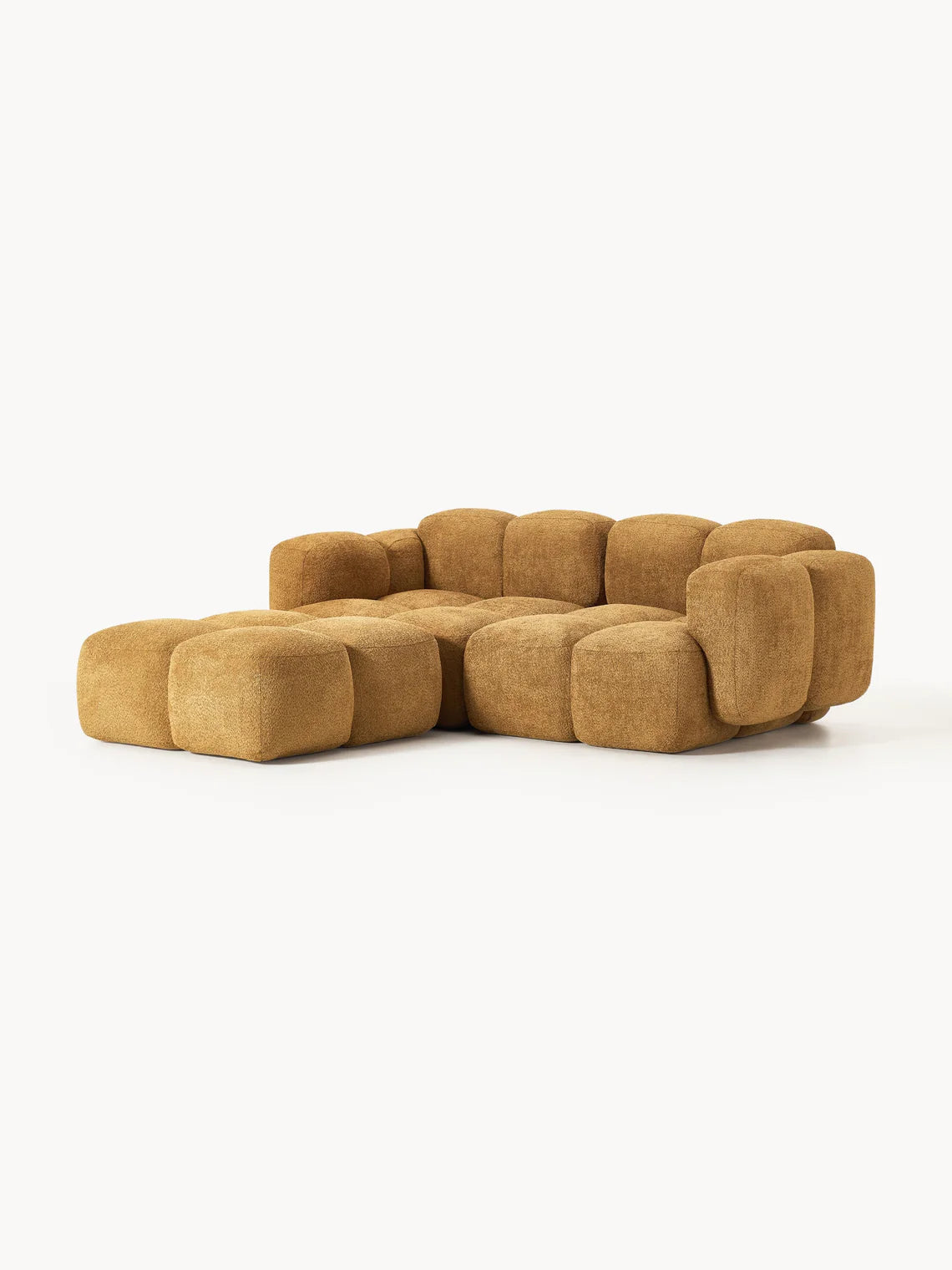 Luno_2-Sitzer_Ecksofa #Variant_Gold-Links