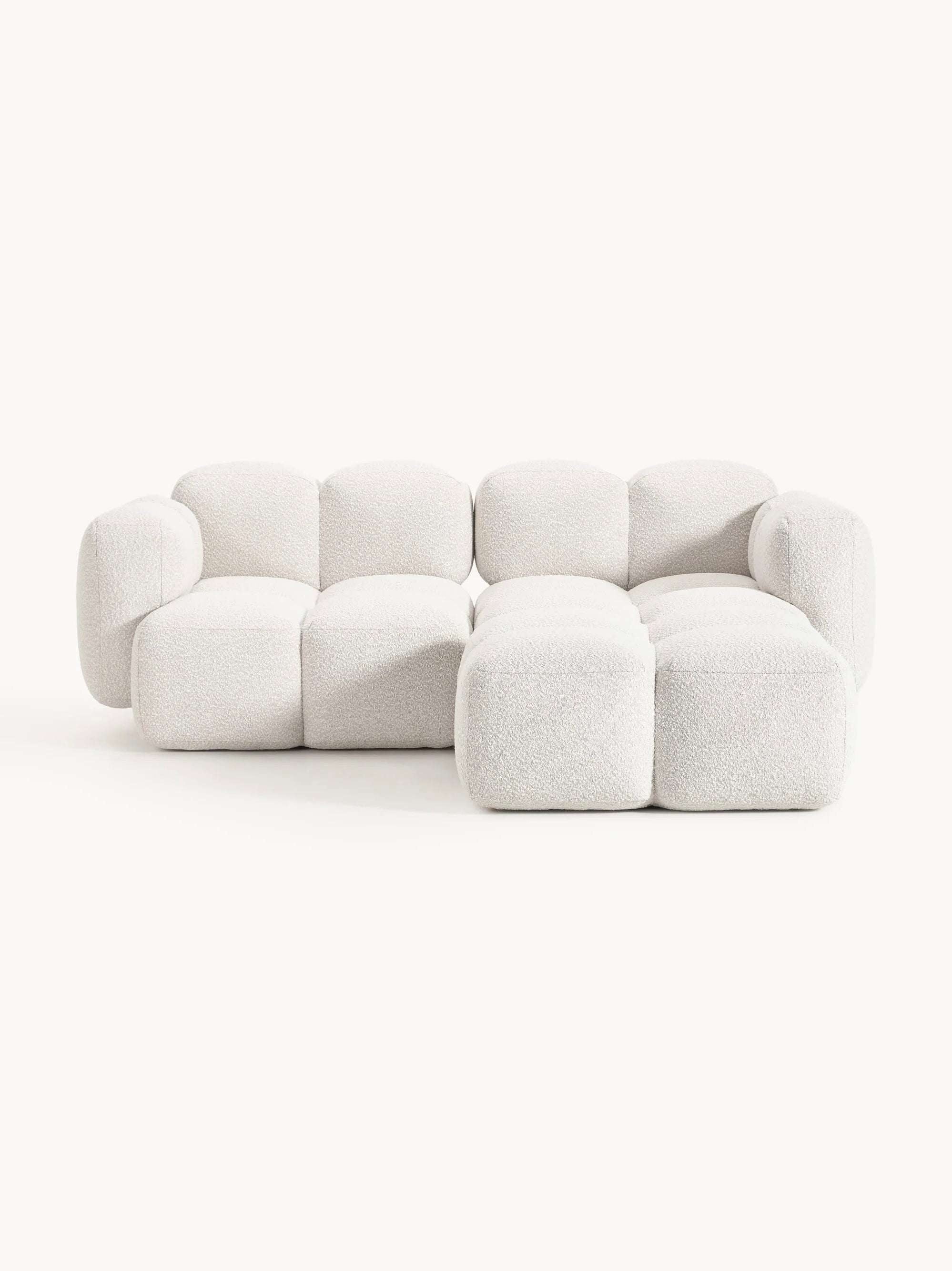 Luno_2-Sitzer_Ecksofa #Variant_Weiß-Rechts