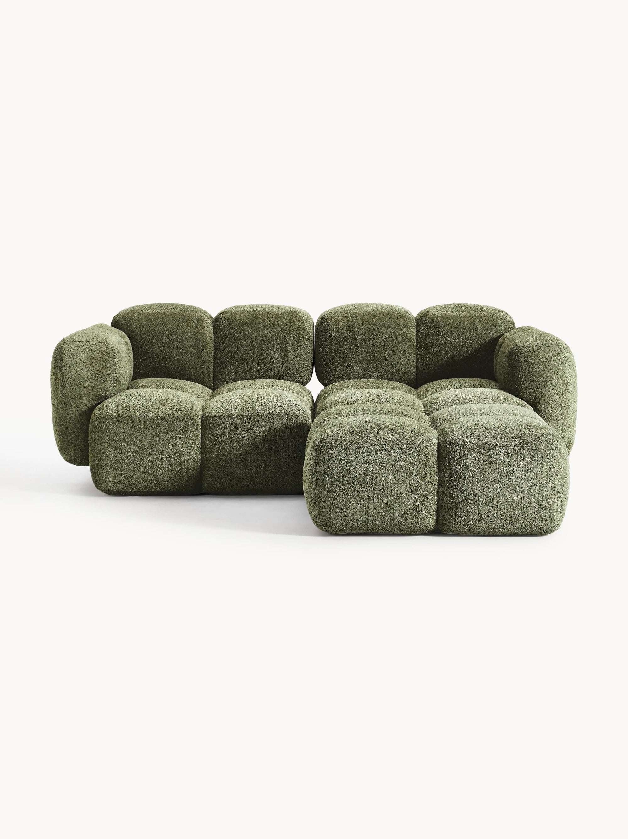 Luno_2-Sitzer_Ecksofa #Variant_Grün-Rechts