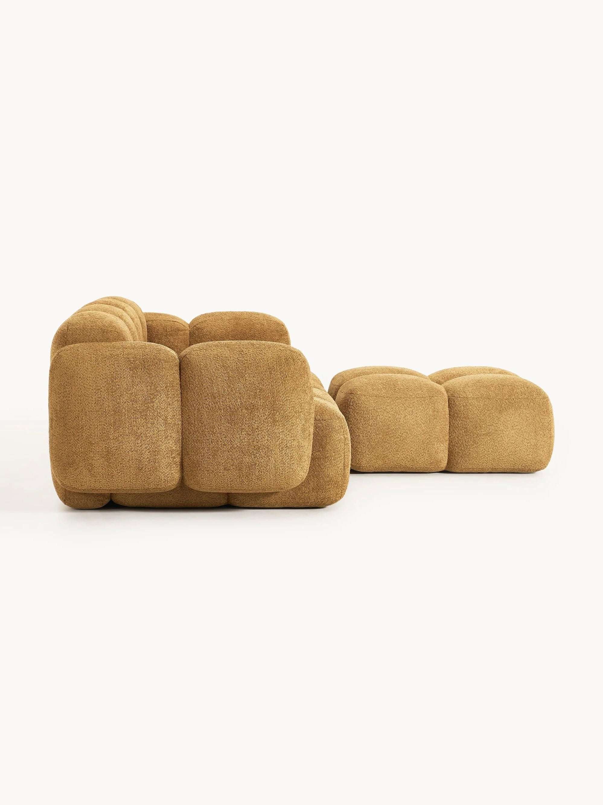 Luno_2-Sitzer_Ecksofa #Variant_Gold-Rechts