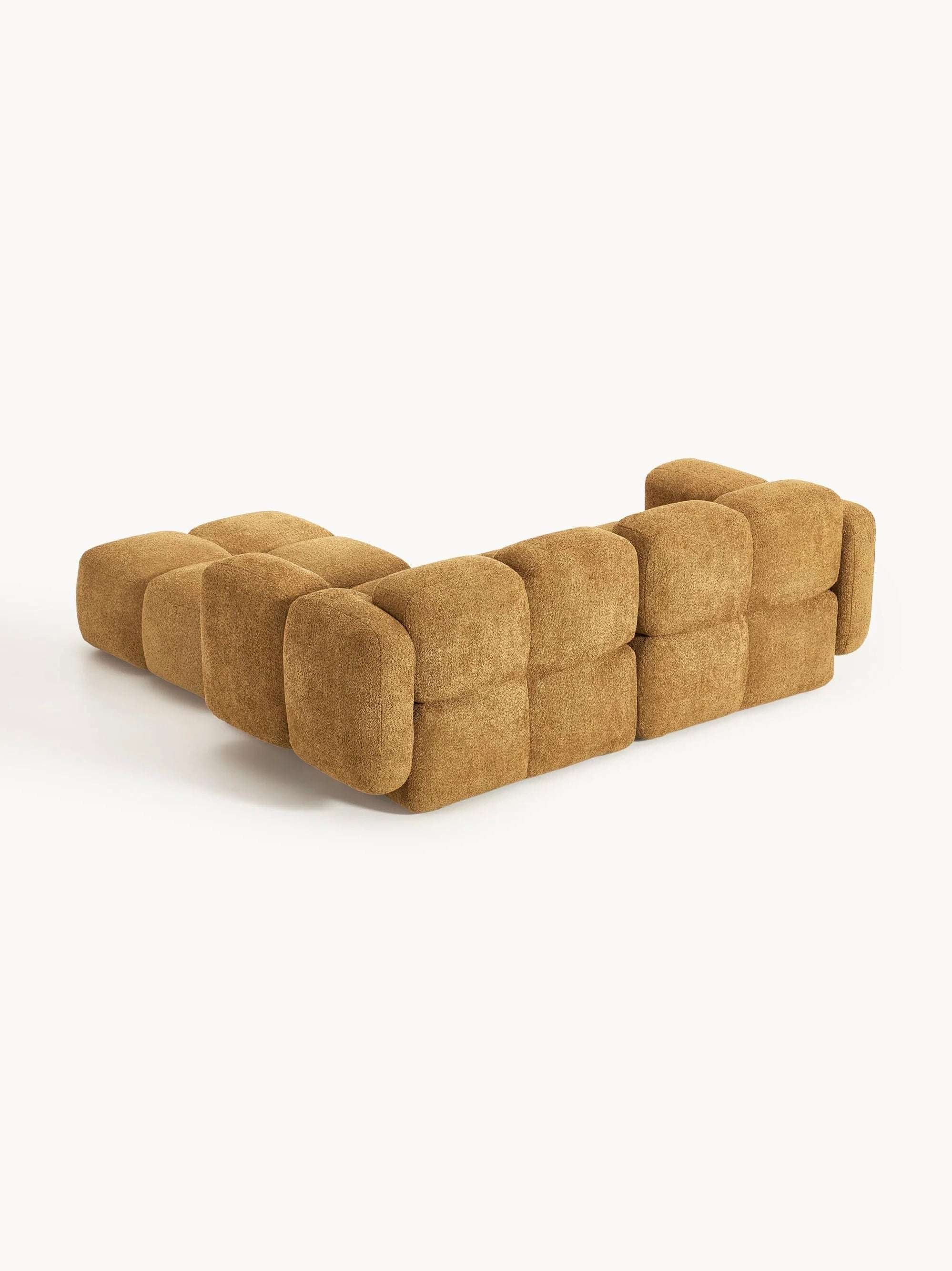 Luno_2-Sitzer_Ecksofa #Variant_Gold-Rechts