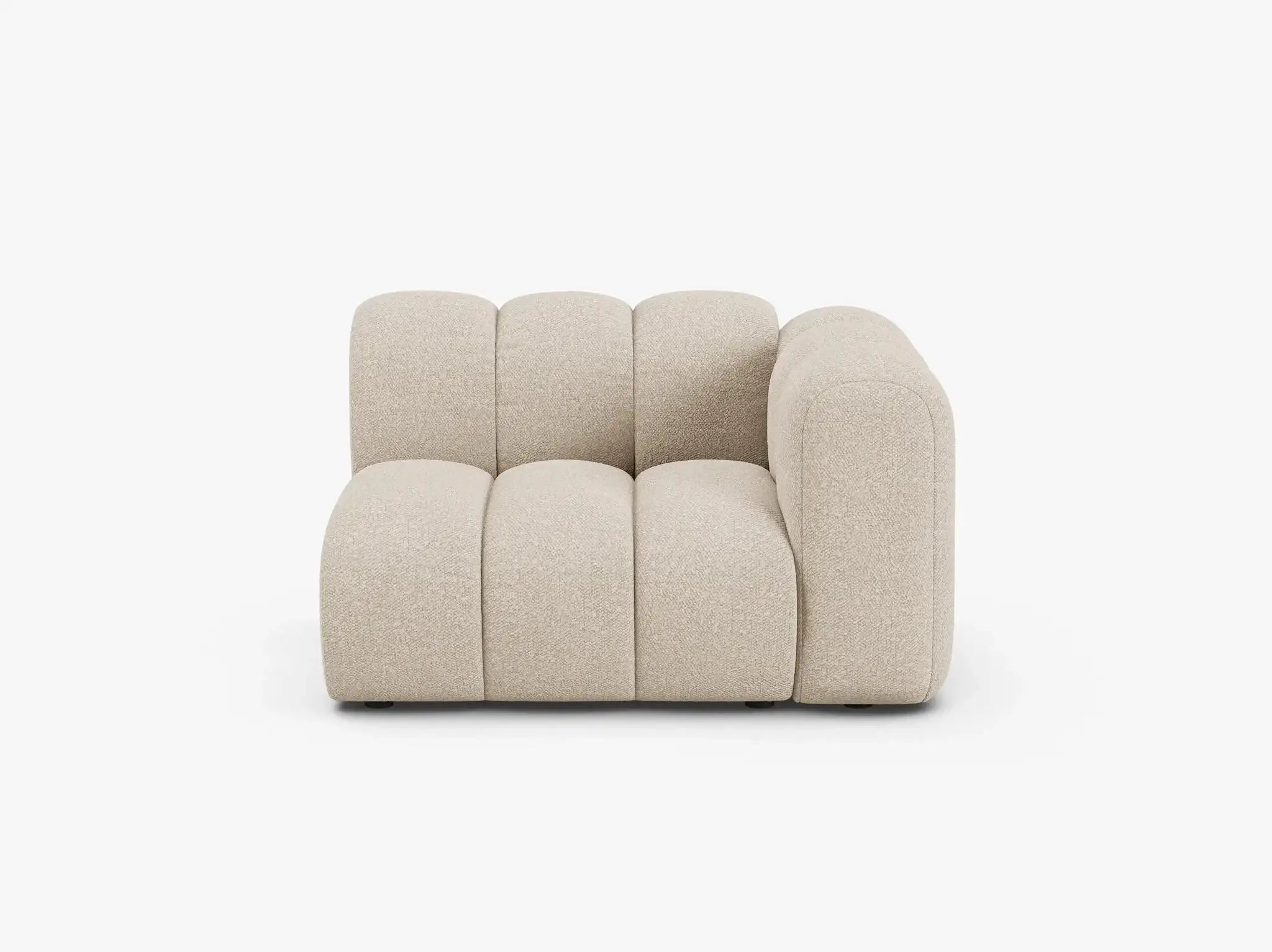 Grandé Modul (rechts) in Bouclé, 115 cm Breite - Modulsofa