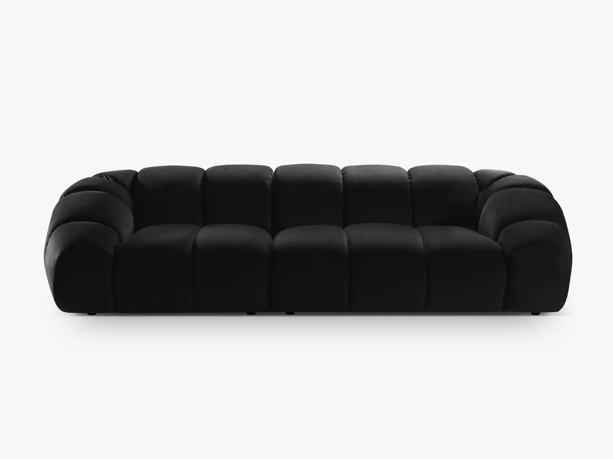 Monto in Samt, 294 cm Breite - Modulsofa
