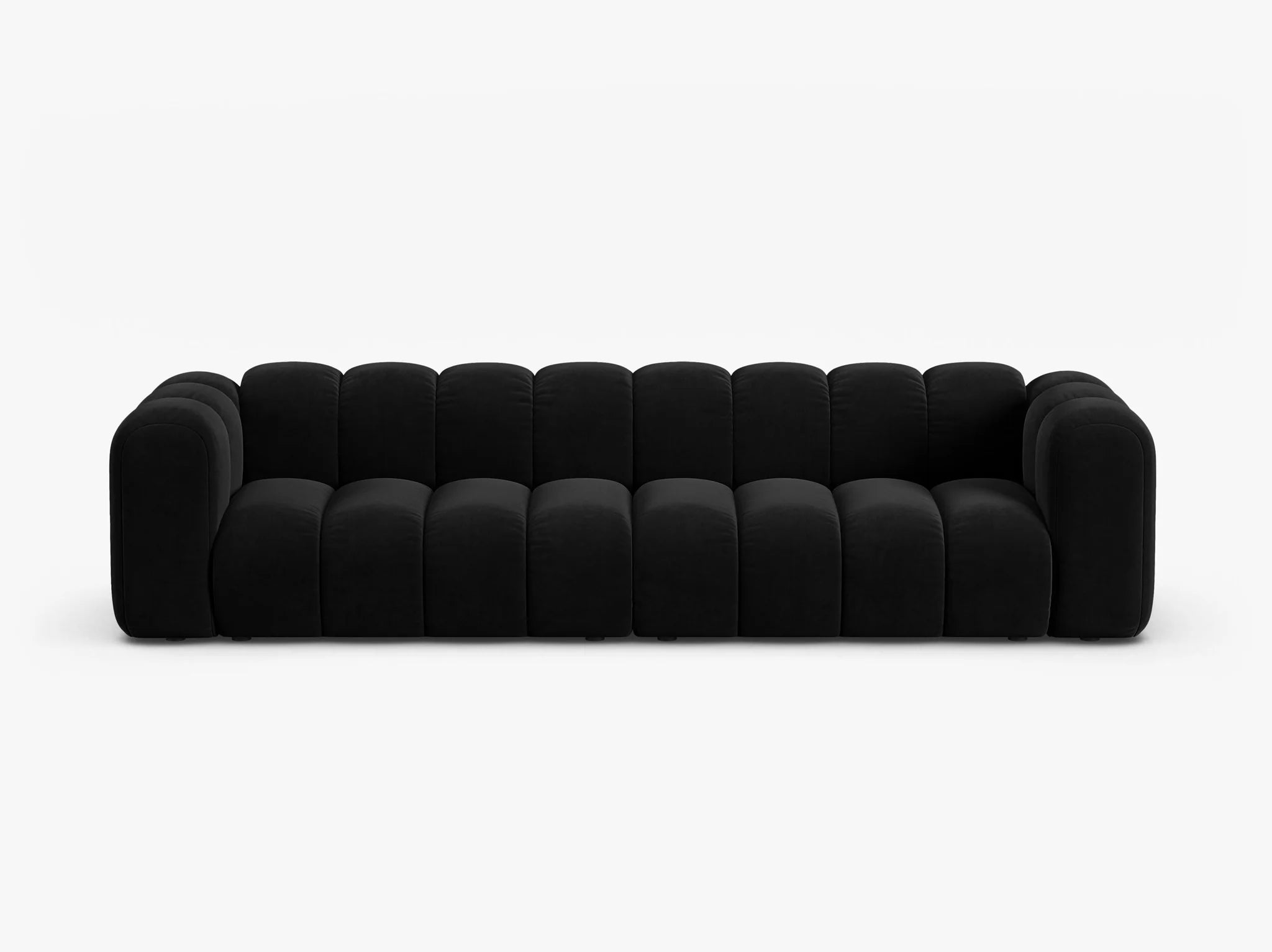 Grandé in Samt, 290 cm Breite - Modulsofa