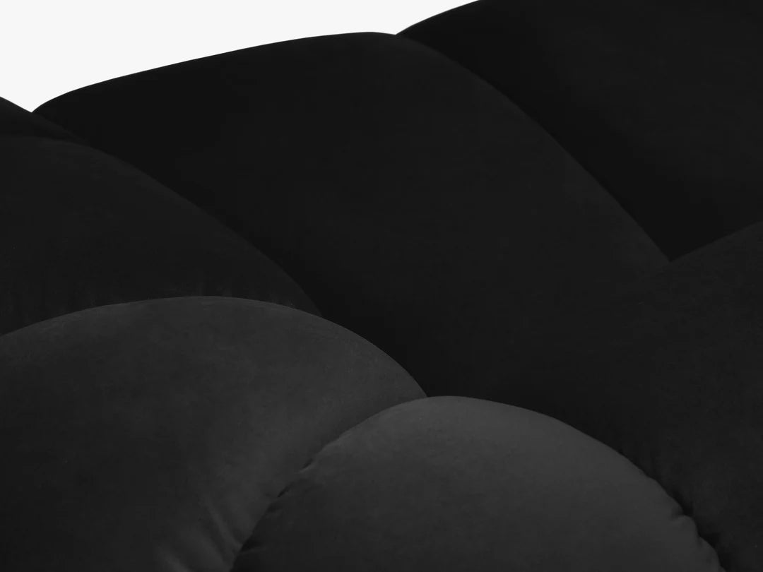 Monto in Samt, 305 cm Breite - Bubble Modulsofa #Variant_Schwarz-Links