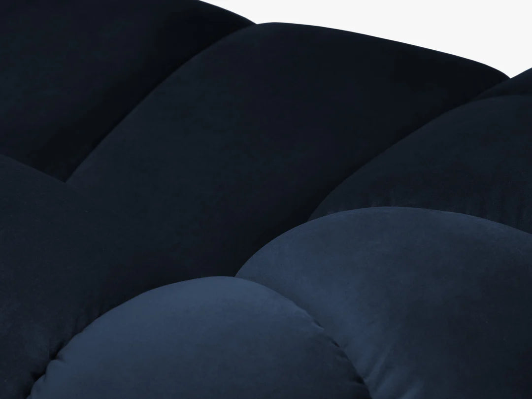 Monto in Samt, 305 cm Breite - Bubble Modulsofa #Variant_Blau-Links