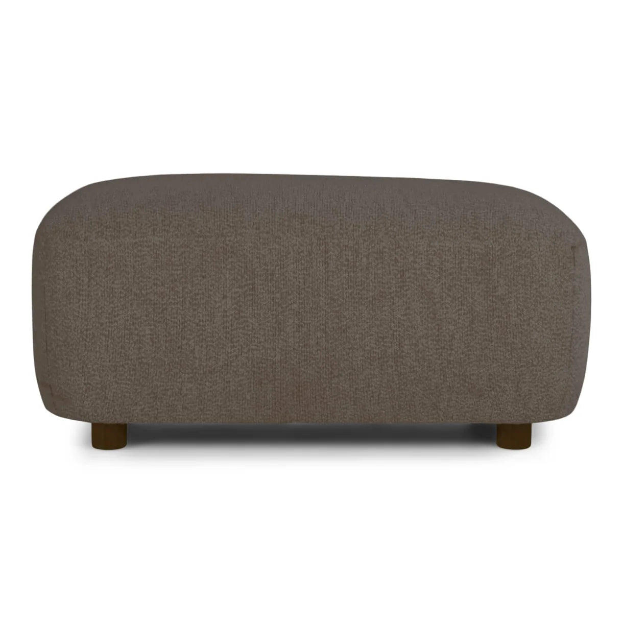 Nolio Hocker in Bouclé Braun, 95 cm Breite | PolsterOase