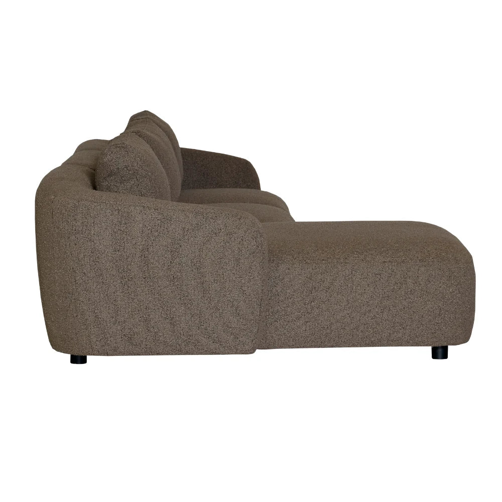 Nolio Modulsofa (links) in Bouclé Beige, 315 cm Breite | PolsterOase