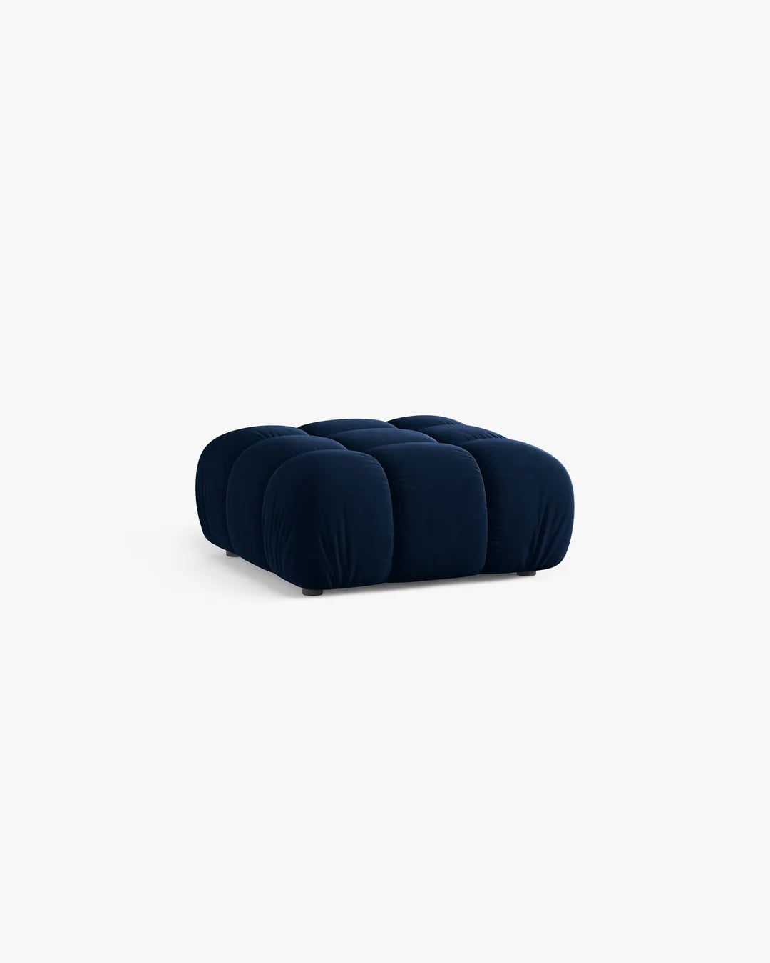 PolsterOase Hocker – Selene Hocker in Samt, 95 cm Breite, Königsblau – Ansicht 3
