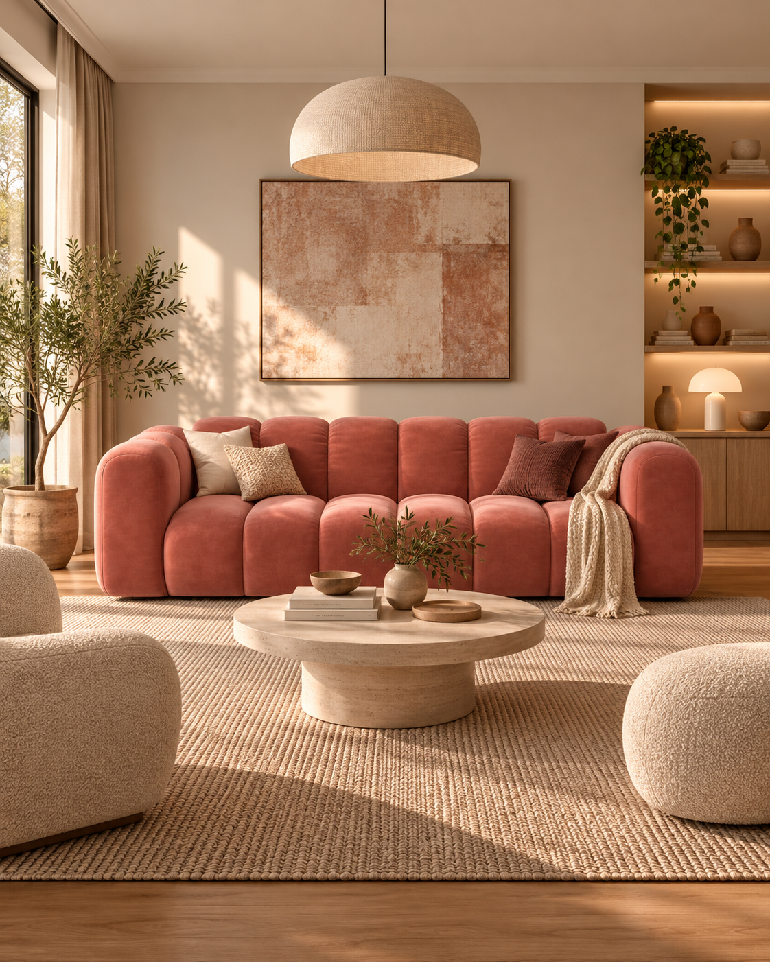 PolsterOase Sofa – Grandé Sofa aus Samt, Dreisitzer, 230 cm – zusätzliche Produktansicht
