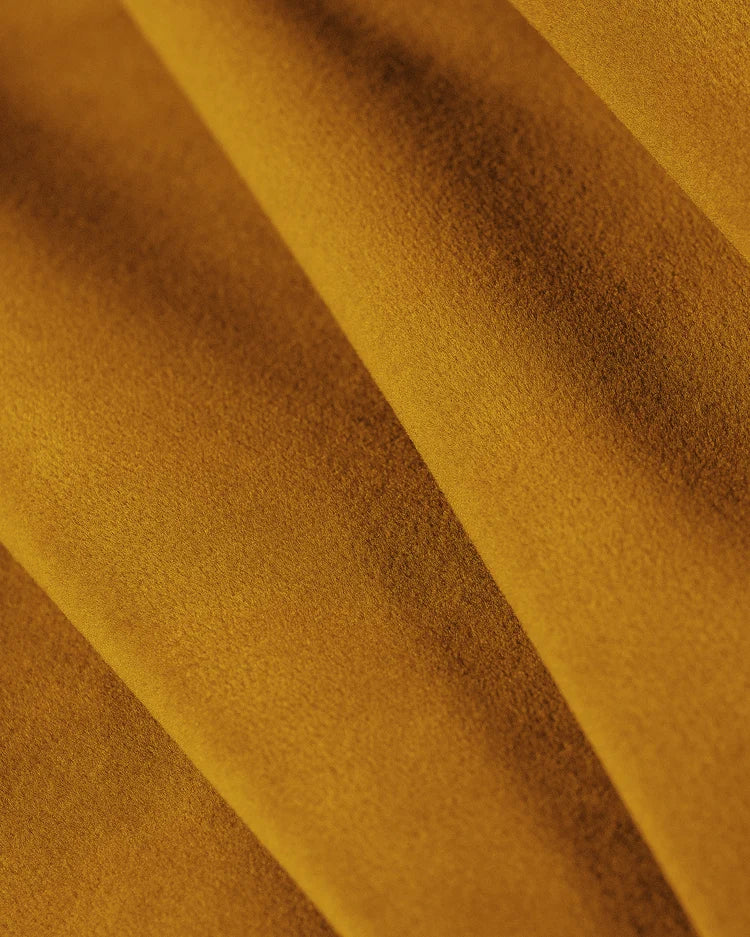 PolsterOase Modulsofa – Grandé Wohnlandschaft 6-Sitzer in Samt, 370 cm Breite, Gelb – Ansicht 6